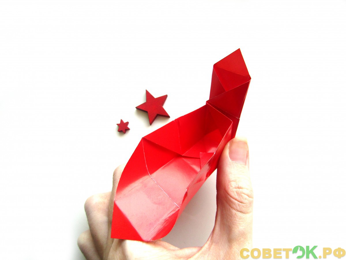 11 novogodnij podarok iz bumagi v tekhnike origami