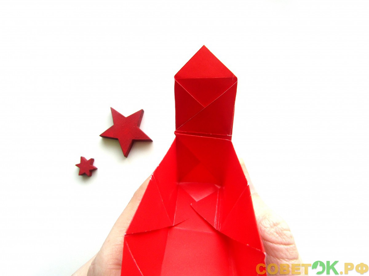 12 novogodnij podarok iz bumagi v tekhnike origami