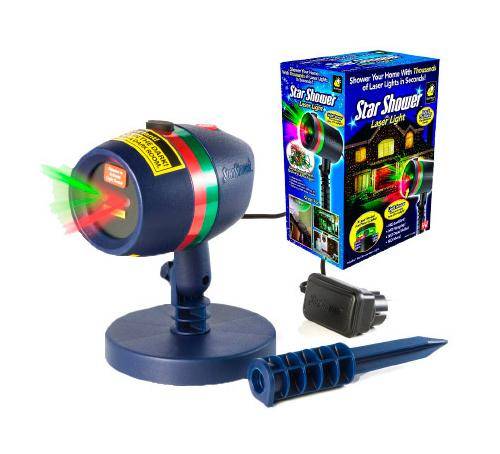 Лазерный проектор для Рождества Star Shower Laser Light Projector